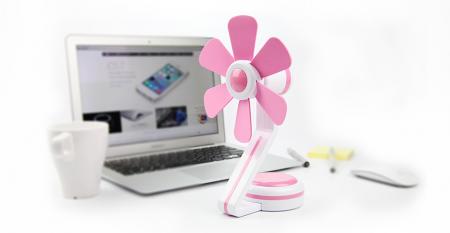 Soft Blade Table Fan USB/Battery Powered - Soft Blade Table Fan USB/Battery Powered TC-066