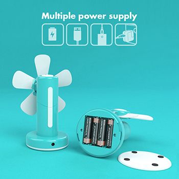 Provide both USB and battery power supply