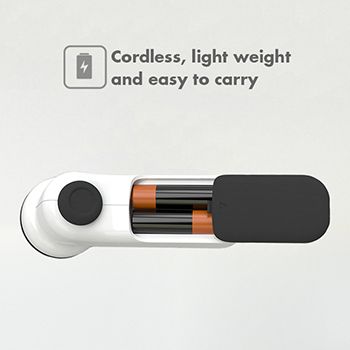 Cordless, easy to carry